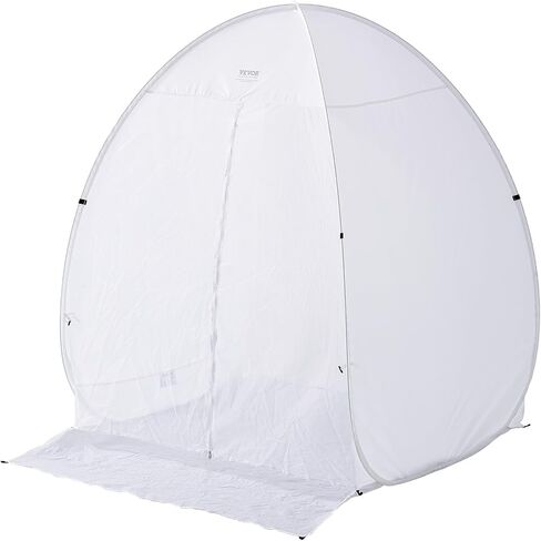 VEVOR Paint Booth Tent, 60 x 60 x 70 in Pop-Up Portable Spray Paint Tent with Built-in Floor, Exhaust Window and Storage Bag, Foldable Paint Booth for Furniture, DIY Hobby Tool Painting Station in Kuwait