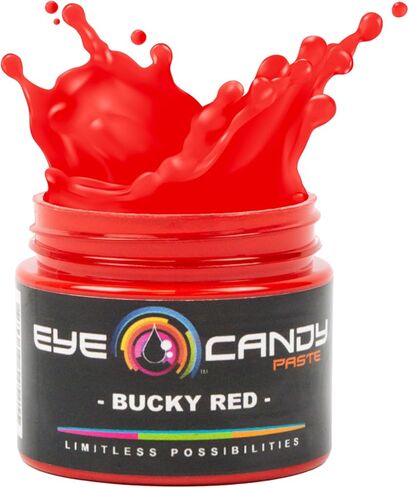 Eye Candy Resin Pigment Paste – Highly Pigmented Epoxy Color, 2 oz, Solid Non-Metallic, Mixable for Custom Shades (Rubi Red) in Saudi Arabia