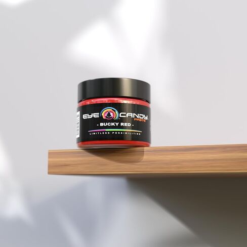 Eye Candy Resin Pigment Paste – Highly Pigmented Epoxy Color, 2 oz, Solid Non-Metallic, Mixable for Custom Shades (Rubi Red) in Saudi Arabia