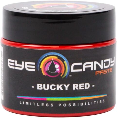Eye Candy Resin Pigment Paste – Highly Pigmented Epoxy Color, 2 oz, Solid Non-Metallic, Mixable for Custom Shades (Rubi Red) in Saudi Arabia