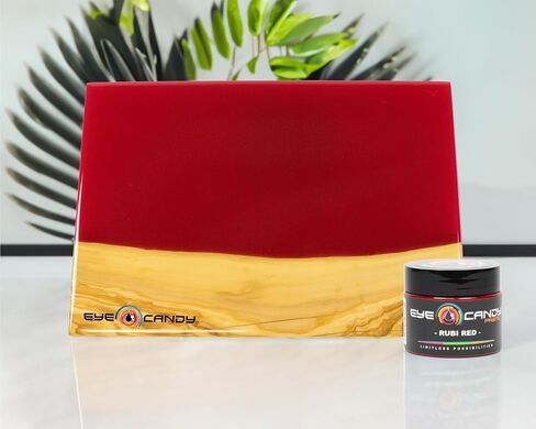 Eye Candy Resin Pigment Paste – Highly Pigmented Epoxy Color, 2 oz, Solid Non-Metallic, Mixable for Custom Shades (Rubi Red) in Saudi Arabia