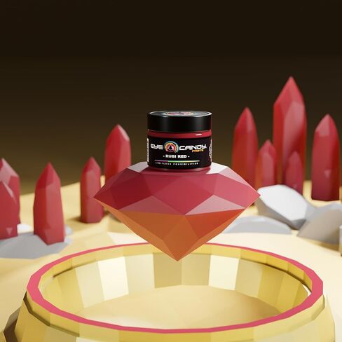 Eye Candy Resin Pigment Paste – Highly Pigmented Epoxy Color, 2 oz, Solid Non-Metallic, Mixable for Custom Shades (Rubi Red) in Saudi Arabia