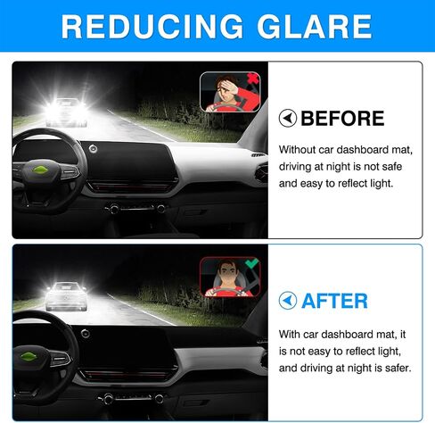 Autorder Dashboard Cover Mat for 2024 2025 Chevrolet Silverado EV Accessories Dash Cover Upgrade Velvet Dash Mat Sunshade Glare UV Rays Protector in Saudi Arabia