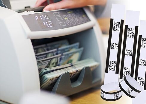 ONLYKXY 150pcs Self Sealing Cash Currency Straps Money Paper Bands Bill Wrappers Tape for Bank Supermarket Currency Organize Cash Dollar Wraps Organizer ($250) in Saudi Arabia