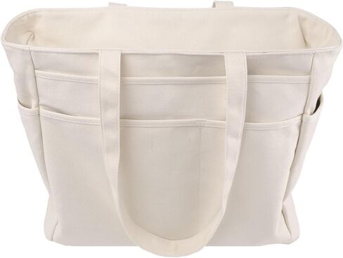 Tote Bag for Women， Tote Bag for Women with Zipper, Tote Bag with Compartments for Work, Gym, Shopping in Saudi Arabia