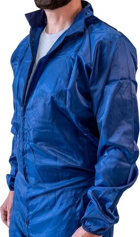 PPE Paint Suit - Coverall in Blue Navy Color for Full-Body Protection in Saudi Arabia