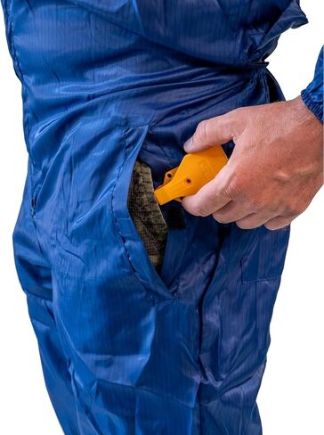 PPE Paint Suit - Coverall in Blue Navy Color for Full-Body Protection in Saudi Arabia