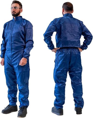 PPE Paint Suit - Coverall in Blue Navy Color for Full-Body Protection in Saudi Arabia