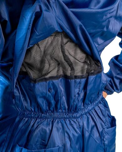 PPE Paint Suit - Coverall in Blue Navy Color for Full-Body Protection in Saudi Arabia