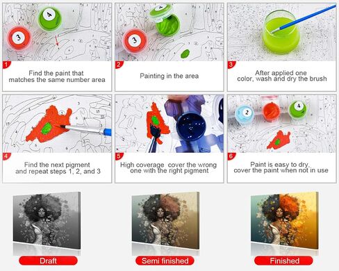 TUMOVO DIY طلاء بالأرقام للبالغين من الكلاب DIY مجموعة الطلاء حسب الأرقام على القماش الذهبي المسترد الطلاء بالأرقام للبالغين من الأكريليك الصباغ المرصعة بالنجوم السماء الفنية الحرف اليدوية 16 بوصة × 20 بوصة (بدون إطار) in Saudi Arabia