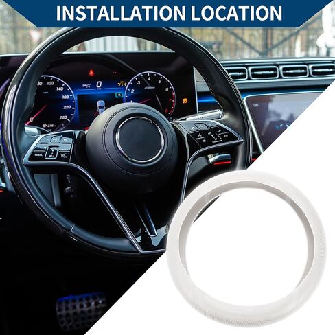 Steering Wheel Cover/Front Steering Wheel Accessories for Car Vehicle/Durable Silica Gel / 1 Pcs Blue in Saudi Arabia