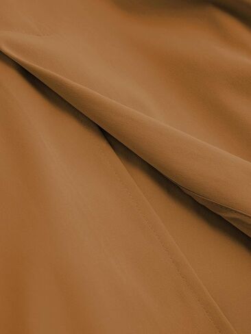 CIDER Oversized Solid Collar Long Trench Coat With Belt in Saudi Arabia