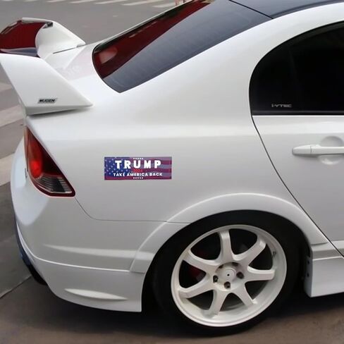 5 قطع من ملصقات Mandark Car Trump 2024، ملصقات فينيل للرئيس دونالد ترامب Take America Back للكمبيوتر المحمول لنافذة السيارة، ملصق ديكور تلقائي ذاتي اللصق، عالمي لسيارات الدفع الرباعي والشاحنات وRV (أرجواني) in Saudi Arabia