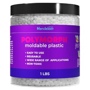 2 Lbs Polymorph Moldable Plastic Beads Melting Pellets