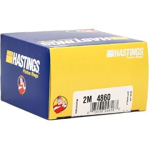 Hastings 2M4860 Ring Set LQ4 LQ9 6.0L 1999-2006 Stock Size Bore Piston Rings Plasma Moly