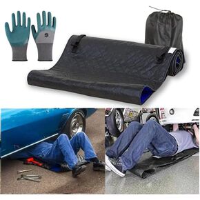 Magic Creeper Pad Car Repair Magic Creeper Mat Black Automotive Creeper Rolling Pad for Working On The Ground 70X150CM Working Excellent Car Repairing
