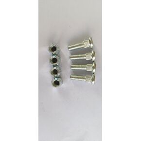 85-1024 Wheel Hub Bolt Studs # 90114-10013 & Lug Nuts Replacement for 2004-2013 YAMAHA RHINO 450 660 700 UTVs Rear