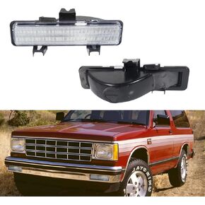 For 1883 1884 1885 1886 1887 1888 1889 1990 1991 1992 1993 Chevry S-10/1882 1883 1884 1885 1886 1887 1888 1889 1990 GMC S-15 Front Parking turn signal lights housings Amber Lens #10530596