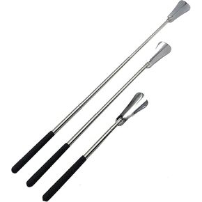 لبوق الحذاء بمقبض طويل 13-26 بوصة لبوق حذاء تلسكوبي قابل للطي من الفولاذ المقاوم للصدأ، سبائك الألومنيوم، لبوق حذاء بمقبض طويل، لبوق حذاء بمقبض طويل لكبار السن والرجال والنساء والأطفال in Kuwait