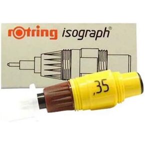 rOtring Isograph Technical Drawing Pen, Replacement Nibs, .35 mm