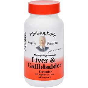 Dr. Christopher's Original Formulas Liver and Gall Bladder Formula Capsules, 100 Count