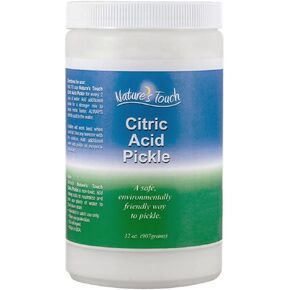 Nature's Touch Citric Pickle 2 Lb Jar Jewelry Making Silver Gold Brass Copper Stainless Steel Shot Metal Cleaning Solution