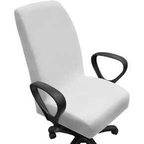 EEEKit غطاء كرسي مكتب بدون ذراع، غطاء كرسي الكمبيوتر، غطاء مقعد كرسي مكتب قابل للتمدد، غطاء خلفي لكرسي المكتب الدوار in Kuwait