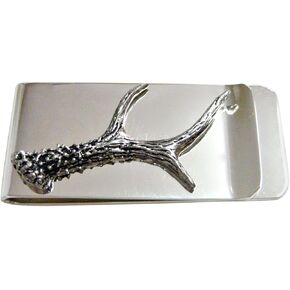 Kiola Designs Detailed Single Deer Antler Money Clip