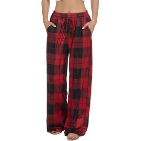 Choosefree Women's Casual High Waist Comfy Lounge Pajamas Drawstring Loose Wide Leg Yoga Dance Workout Pants with 3 Pockets