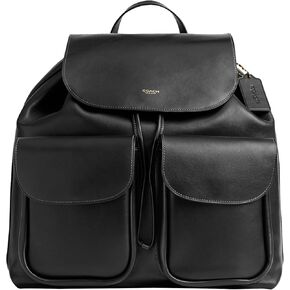 COACH Women's Runway Backpack Large, B4/Black, Standard