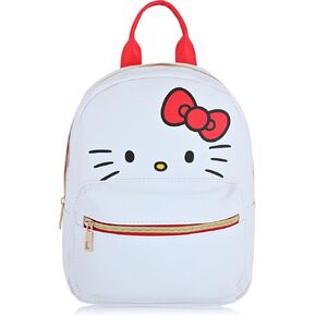 Fast Forward Sanrio Hello Kitty and Friends Kuromi Backpack for Women, Men, Unisex | Cute PU Leather 10" Kuromi Mini Backpack Purse Shoulder Purse | Kuromi Bag and Kuromi Accessories