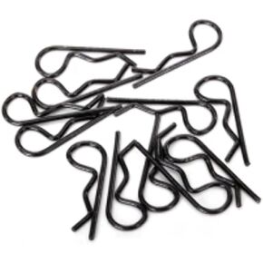 Traxxas 1834A Black Body Clips, Pack of 12 (Standard Size) Vehicle