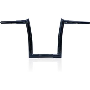 12" Rise Ape Hanger Motorcycle Handlebar 1.5" Fat Bar Gloss Black for Harley Davidson Touring Models Road Glide 2014-2023