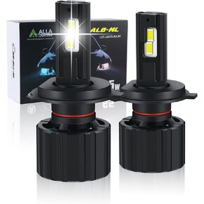 Alla Lighting ALB-NL 16000Lms H4 HB2 9003 مصابيح ضباب LED أو مصابيح تشغيل نهارية (DRL)، 6000K زينون أبيض in Kuwait