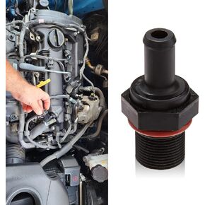 1 PC Auto Crankcase Positive Ventilation Control Valve, Check Valve, Auto Replacement Parts 267402G000, Compatible with JAC Chery Beidouxing Hyundai Accord Nissan Mitsubishi (Black)