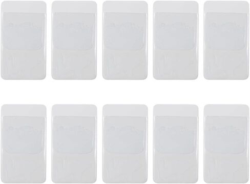 10 Pocket Protectors Pocket Protector, PVC Pocket Protectors MultiPurpose Pen Pocket Holds Pens Pointers(square) in Saudi Arabia