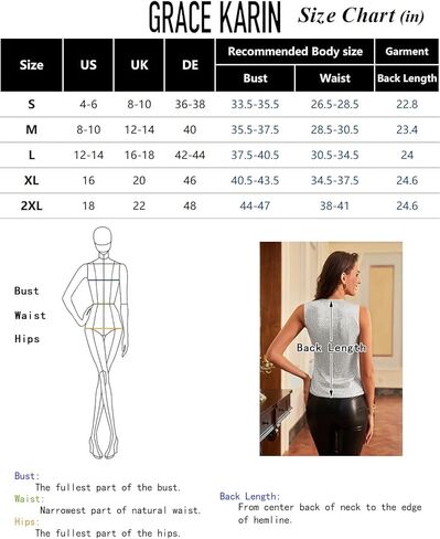 GRACE KARIN Women's 2024 Sequin Sparkly Tops Sleeveless V Neck Ruched Asymmetrical Sparkle Glitter Party Shirts Tops in Saudi Arabia