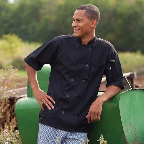 Vtex 0429 Montego Short Sleeve Chef Coat with Mesh in Saudi Arabia
