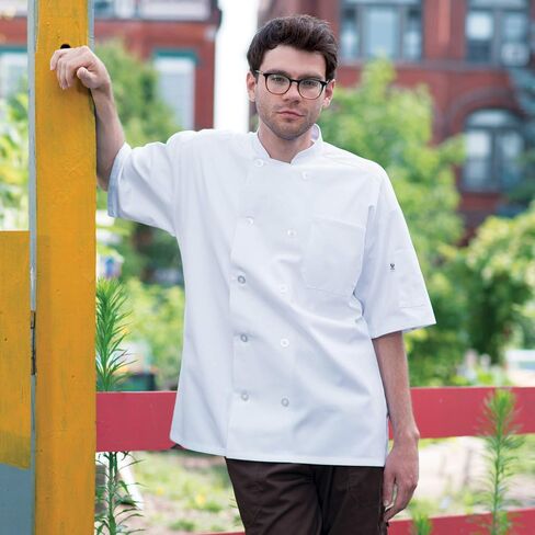 Vtex 0429 Montego Short Sleeve Chef Coat with Mesh in Saudi Arabia