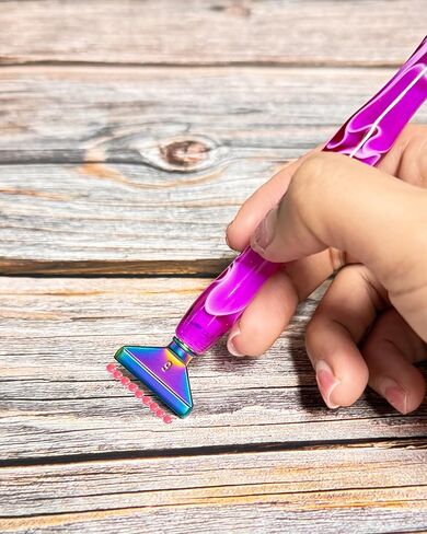 Diamond Art Pens Tools Diamond Painting Accessories Kits With Screw Metal Tip Roller Diamond Painting Pen Drill Bead Dot Pens For Art Craft Nail (Purple pen Color 6) in Saudi Arabia