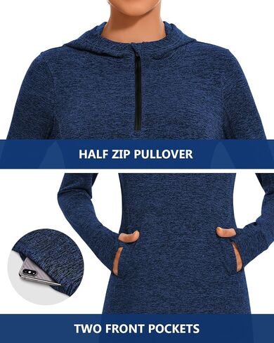 WOWENY Women's Fleece Dress Thermal Sweatshirt Tunic Dress Long Quarter Zip Pullover Polar Winter Dress with Pocket in Kuwait