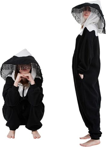 Mushroom Onesie Adult Halloween Mushroom Costume Fun and Cozy One-Piece Pajamas for Women and Men in Saudi Arabia