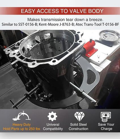 Transmission Small Engine Holding Fixture Tool J-8763-B with Base for GM & T-0015 Universal Lip Seal Installer Remover in Saudi Arabia