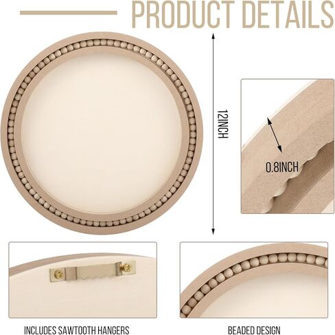 4 عبوات من اللوحات الخشبية غير المكتملة، إطارات خشبية دائرية مطرزة يدويًا، لوحات قماشية مقاس 12 بوصة، لوحات خشبية للحرف اليدوية، علامات فارغة لعيد الميلاد، رسم الفنون والحرف اليدوية in Kuwait