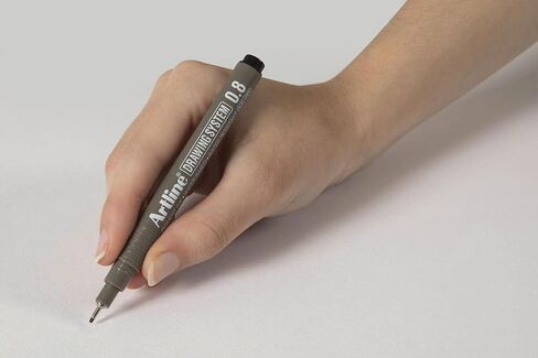 Artline drawing system pen - black 0.8 mm writing width in Kuwait