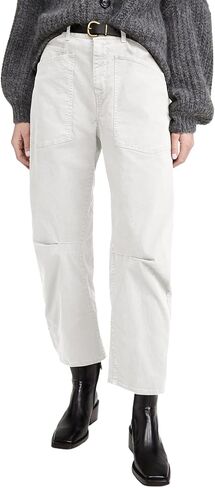 EVALESS Womens Baggy Barrel Jeans High Waisted Wide Leg Boyfriend Denim Ankle Pants in Saudi Arabia