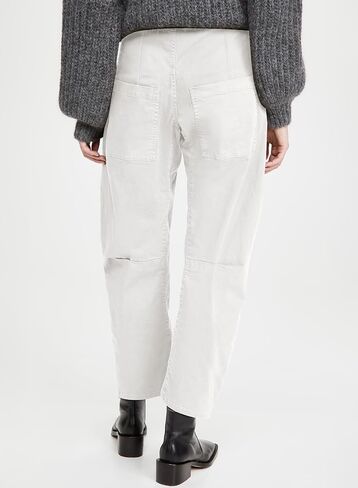 EVALESS Womens Baggy Barrel Jeans High Waisted Wide Leg Boyfriend Denim Ankle Pants in Saudi Arabia
