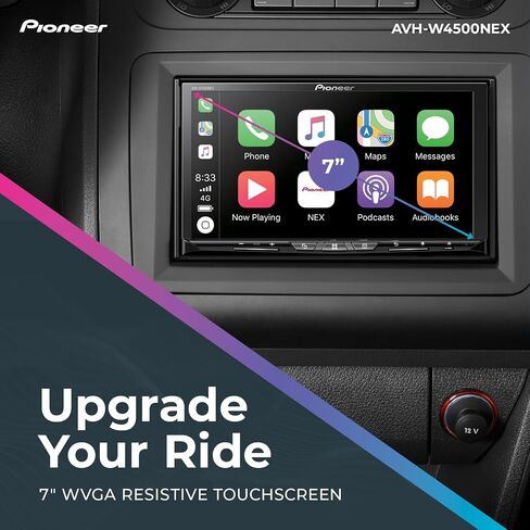 بايونير جهاز استقبال بلوتوث AVH-W4500NEX 2-DIN داخل لوحة القيادة دي في دي مع شاشة لمس 6.9 انش in Saudi Arabia