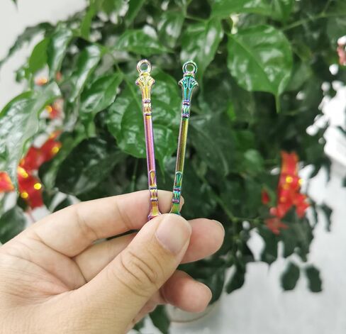 Mini Spoon Metal Medicine Spoon Shovel,Mini Shovel Home Supplies Pendants Necklace (MULTICOLOR) in Saudi Arabia