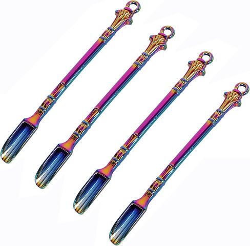 Mini Spoon Metal Medicine Spoon Shovel,Mini Shovel Home Supplies Pendants Necklace (MULTICOLOR) in Saudi Arabia
